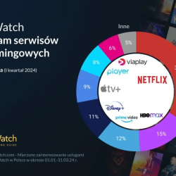 Netflix królem steramingu w Polsce, HBO Max, Prime i Disney mocno w tyle. Oto raport kończący pierwszy kwartał 2024 roku