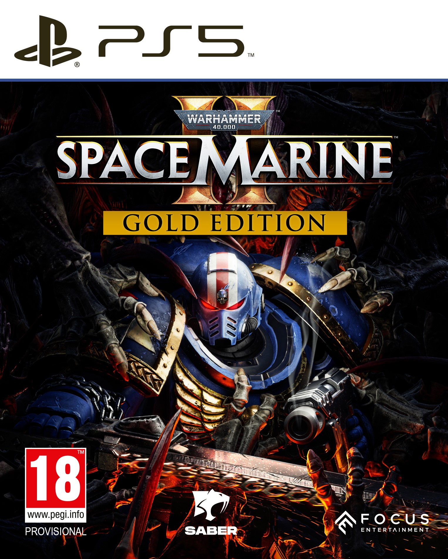 Okładka do Warhammer 40000 Space Marine 2 Gold Edition