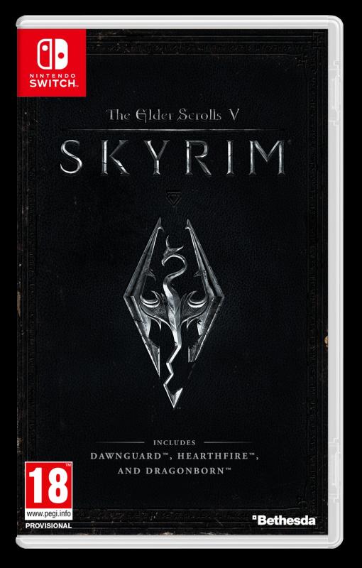 Okładka do The Elder Scrolls V: Skyrim Switch Edition