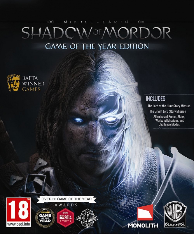 Okładka do Middle-Earth: Shadow of Mordor - Game of the Year