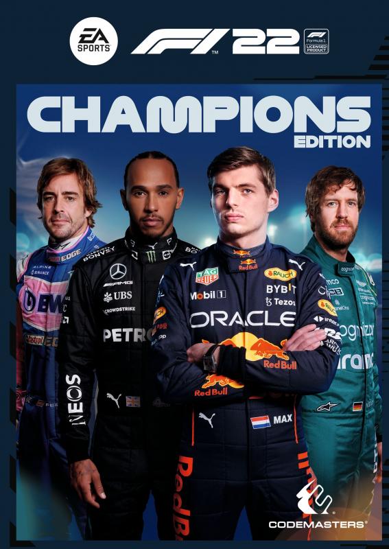 Okładka do F1 22 Champions Edition