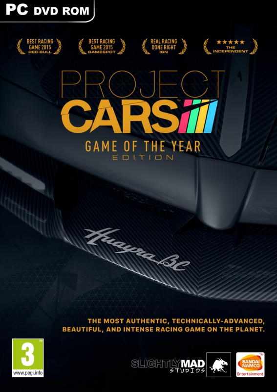Okładka do Project CARS Game of the Year Edition