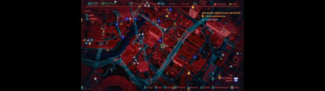 Cyberpsychoza pod mostem - mapa