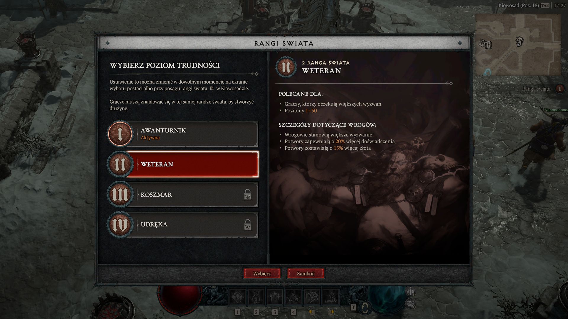 Czym są rangi świata w Diablo IV?