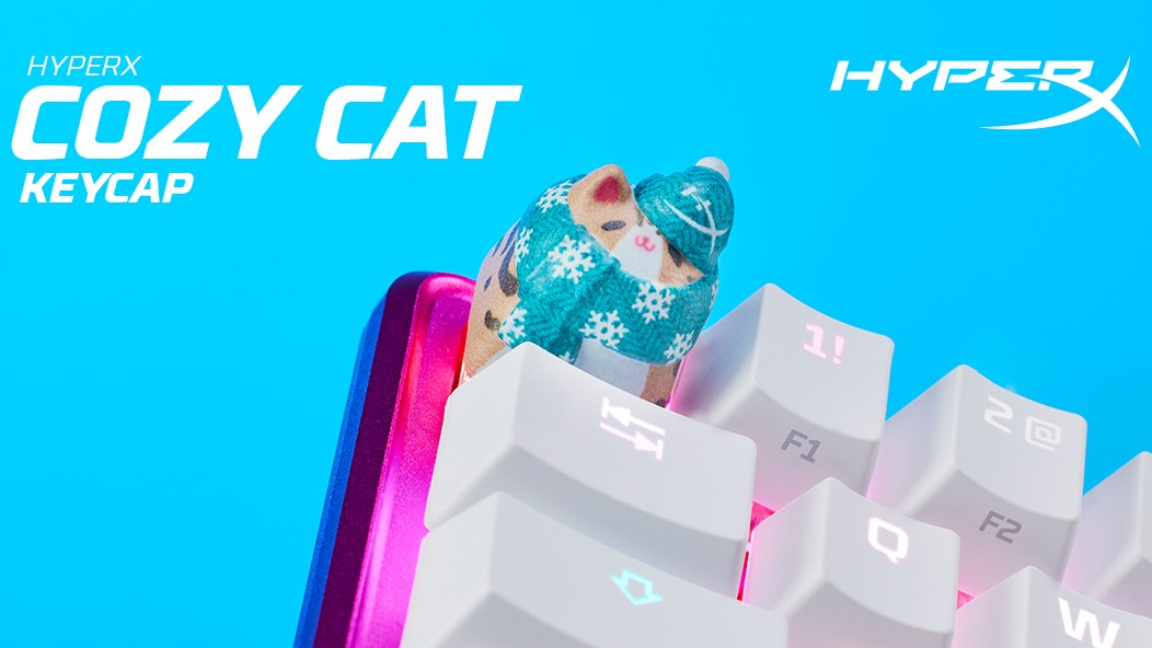 Cozy Cat keycap 1