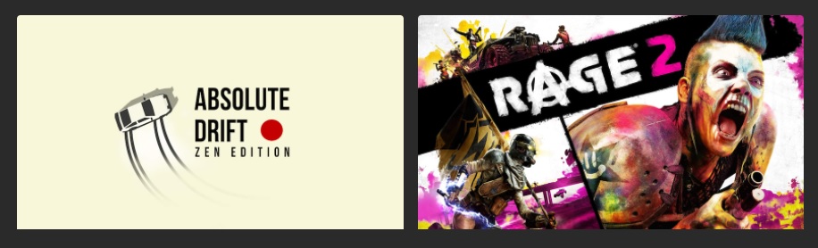 Absolute Drift i Rage 2, dwie kolejne gry od dziś przez tydzień dostępne na Epic Games Store w darmowej wersji. Co za tydzień?