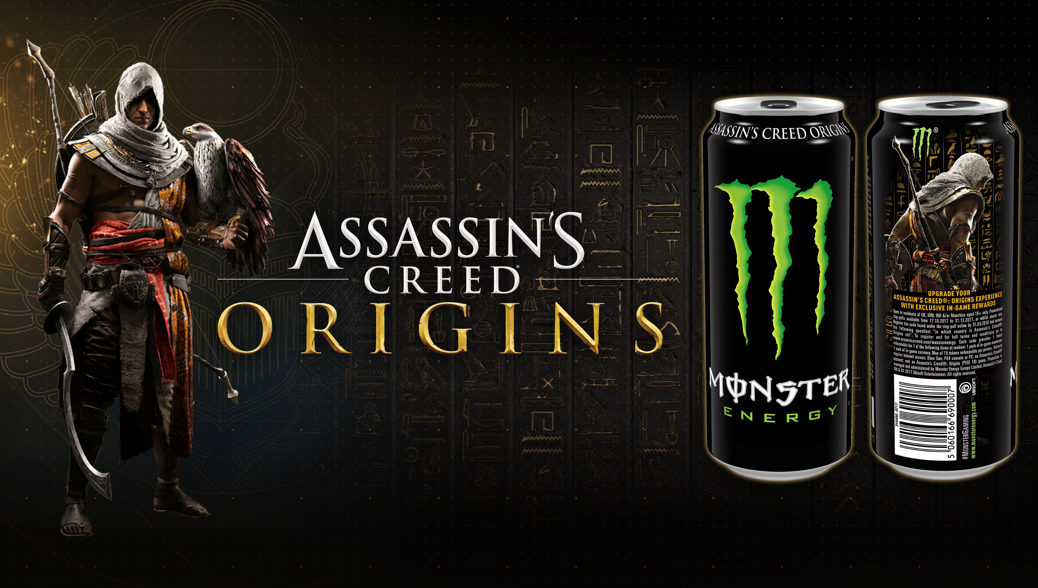 Assassins Creed: Origins z Monster Energy i dodatkową zawartością!