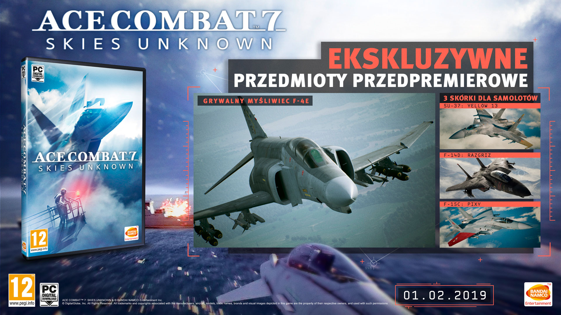 Ace Combat 7: The Skies Unkown również z wersją pudełkową na PC!