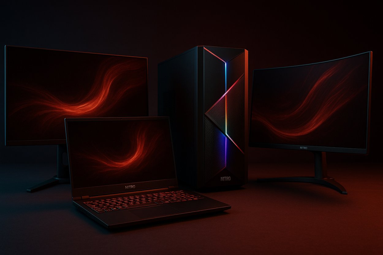 Acer odświeża serię Nitro. Nowe laptopy, komputery i monitory dla graczy