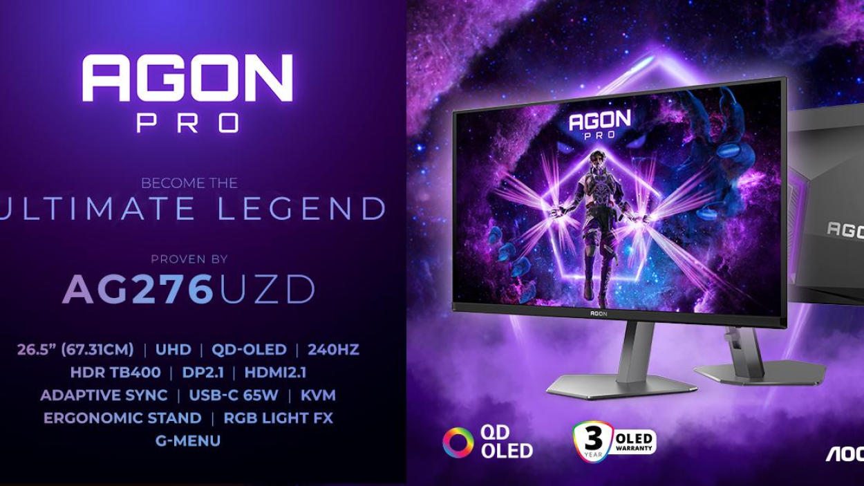 AGON PRO AG276UZD – nowy standard grania w 4K i 240 Hz