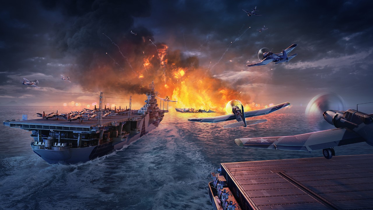 Nowe amerykańskie lotniskowce zagościły w World of Warships na początku 2024 roku!