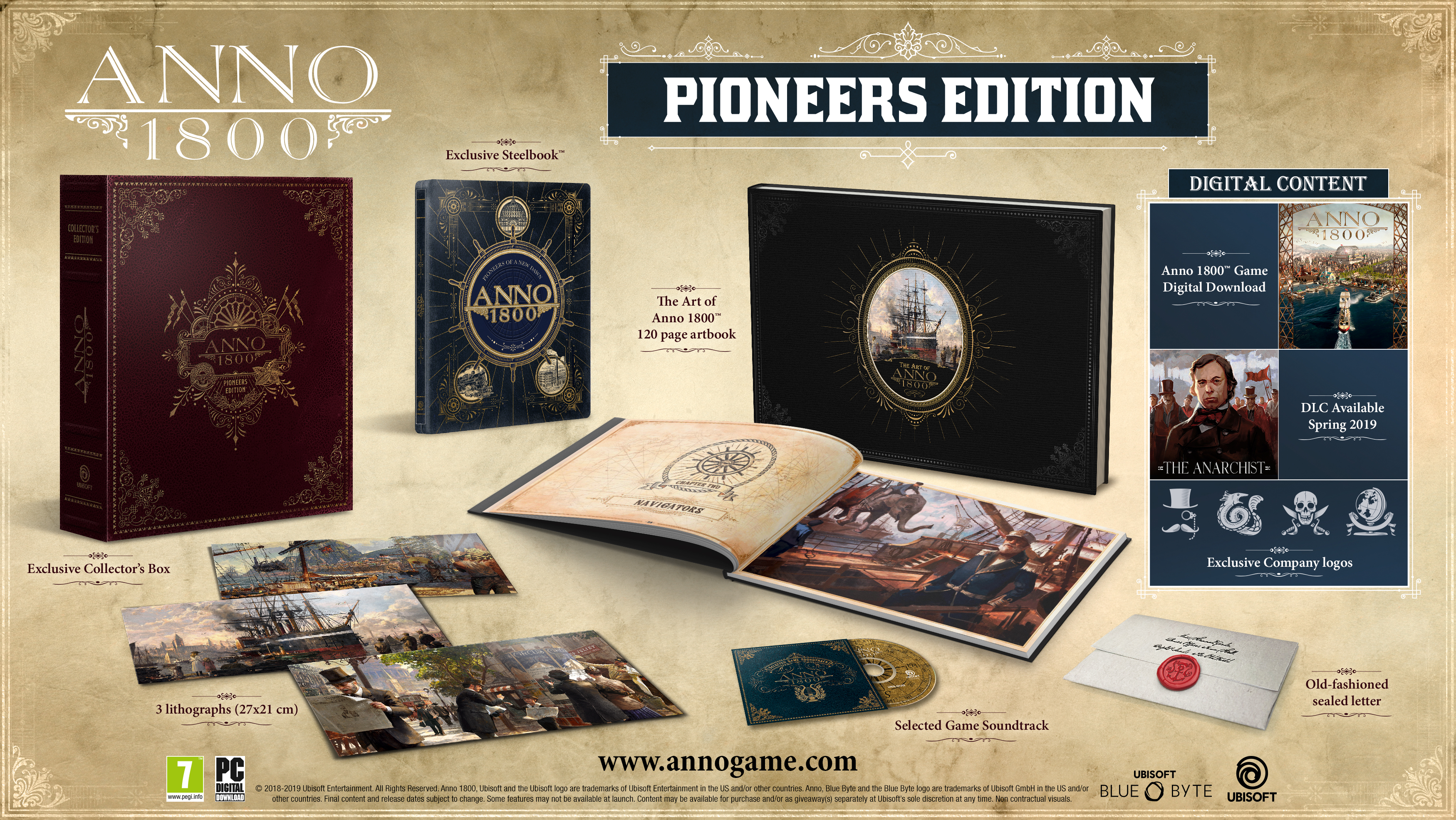 Anno 1800 Pioneers Edition zawierać będzie efektowną treść!