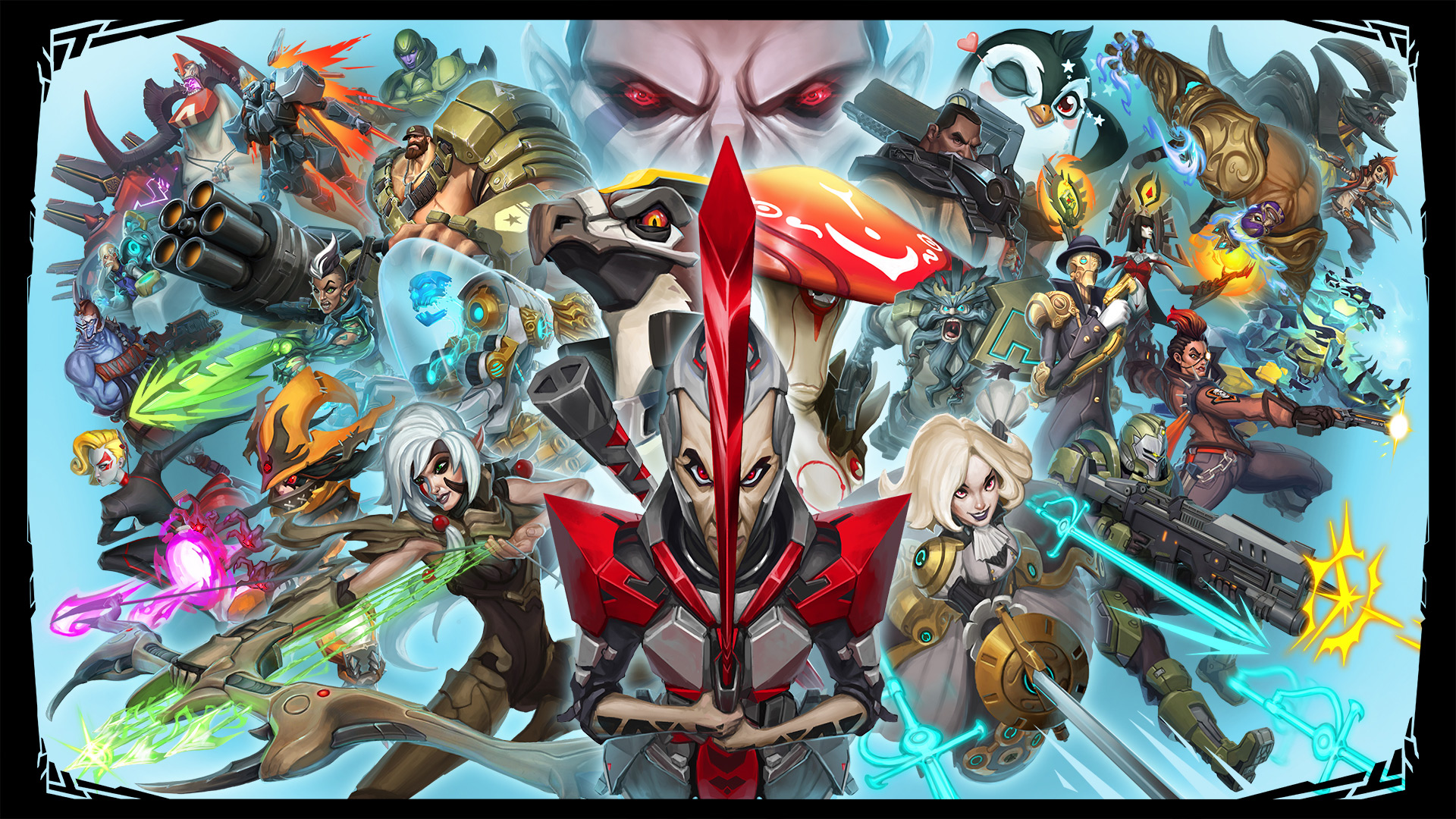 Battleborn przed premierą otrzymał 3 wideo komiksy przedstawiające podstawy fabuły