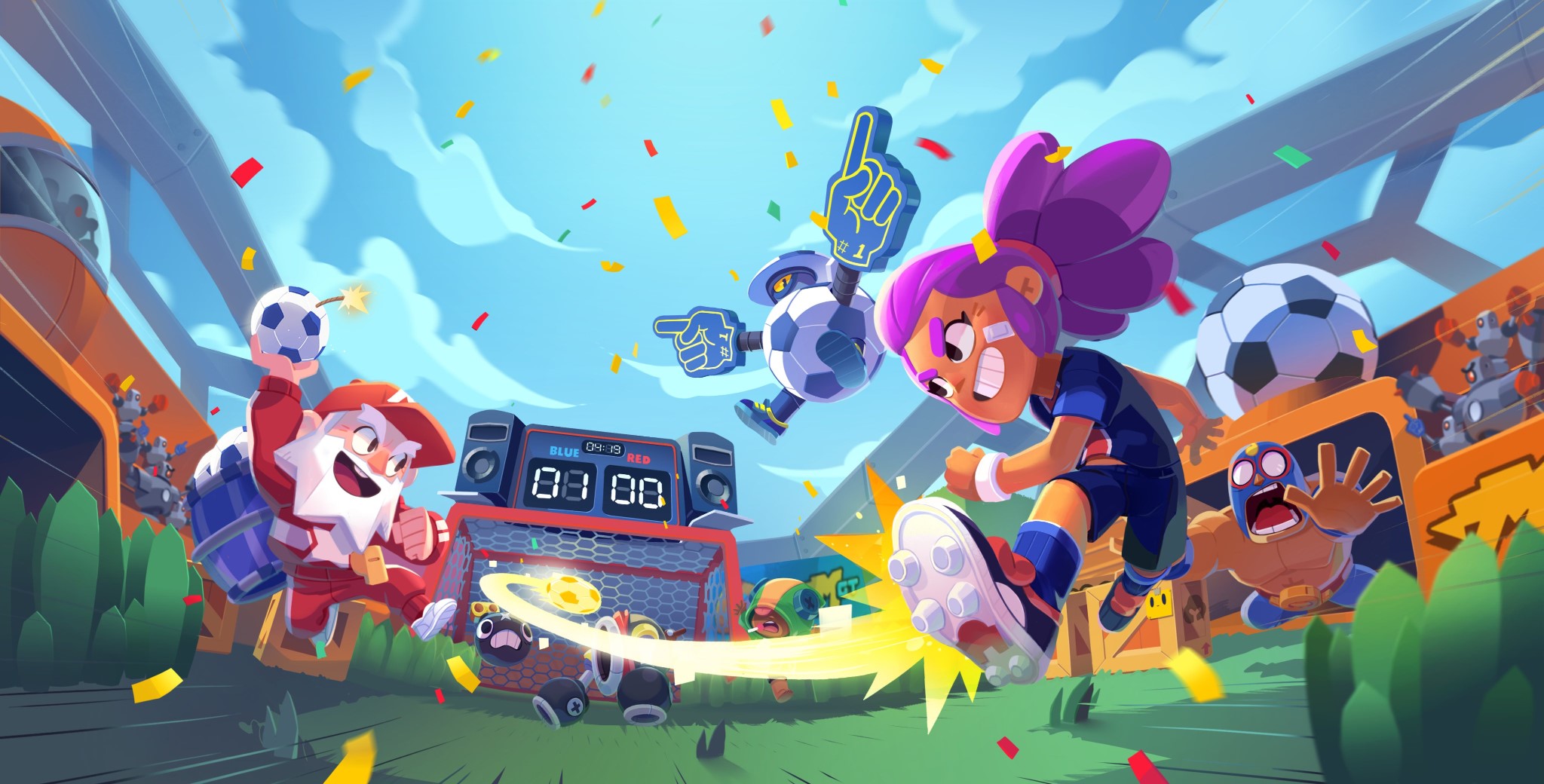 Brawl Stars z Jacky, motywem piłkarskim, gadżetami i nowościami