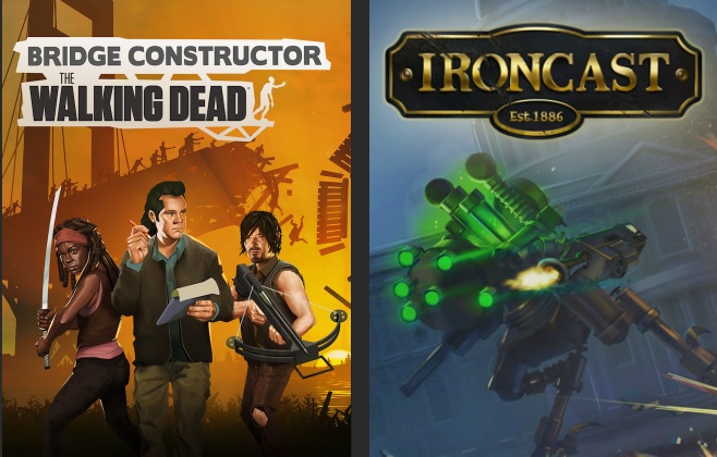 Bridge Constructor The Walking Dead oraz Ironcast za darmo na Epic Games Store