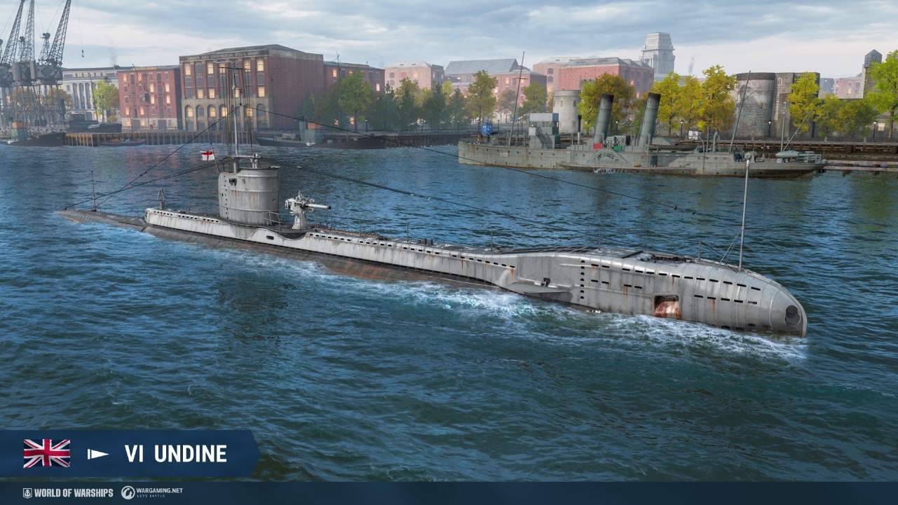 Brytyjskie okręty podwodne Undine, Sturdy oraz Trasher trafiły do World of Warships!