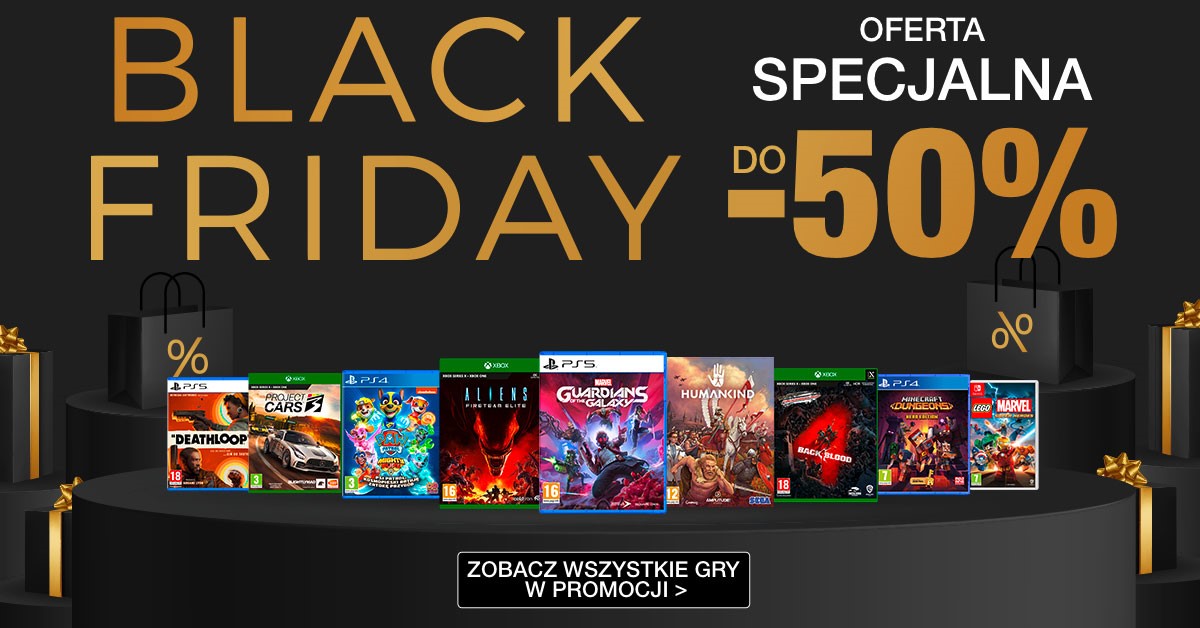 Cenega na Black Friday 2021 przygotowała cały pakiet promocji na pudełkowe wydania prawdziwych hitów!