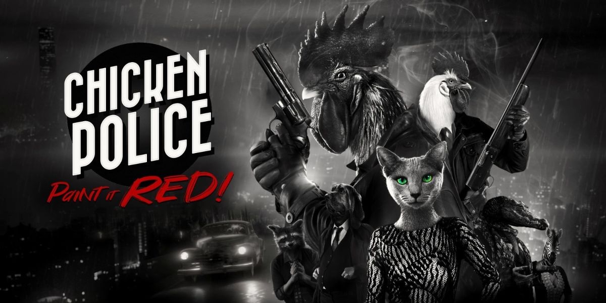 Chicken Police - Paint in RED!, detektywistyczne przygodowe noir, wersja detaliczna z premierą w czerwcu