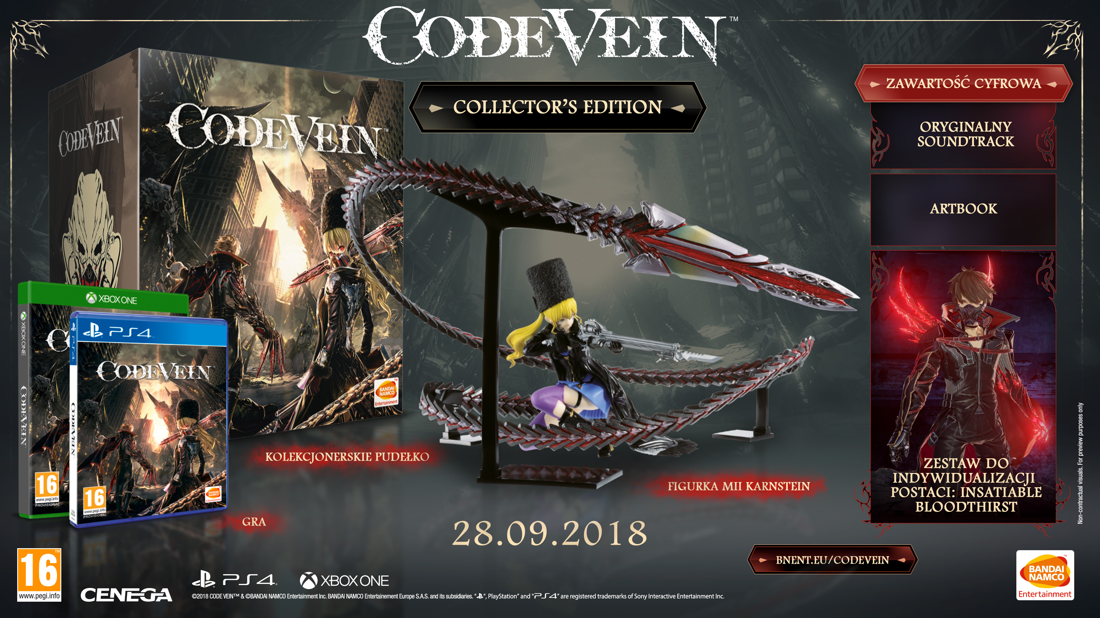 Code Vein z datę premiery oraz edycją kolekcjonerską!