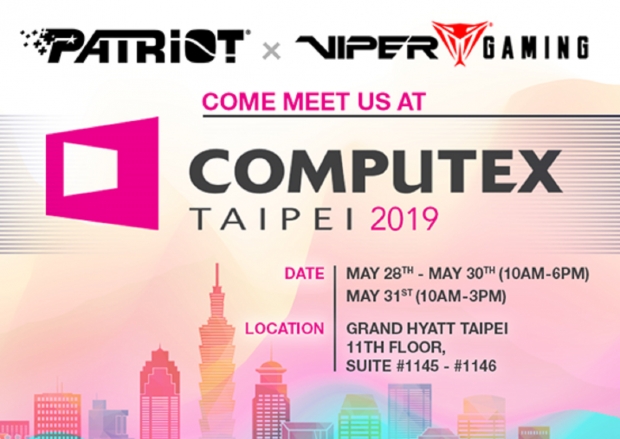 Computex 2019 - Patriot Viper Gaming prezentuje nowości w ofercie