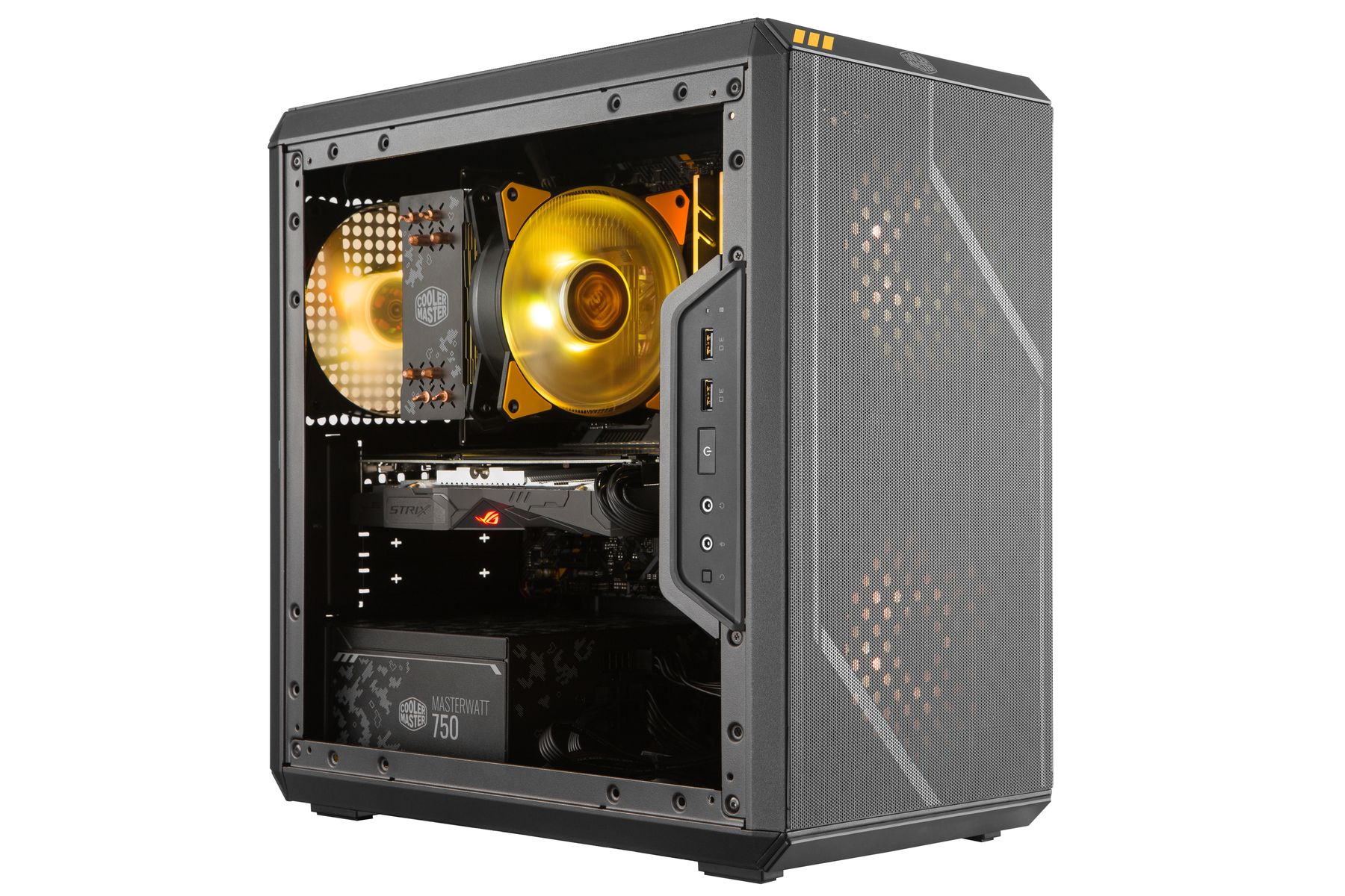 Cooler Master MasterBox Q300L TUF Edition - stworzona dla graczy