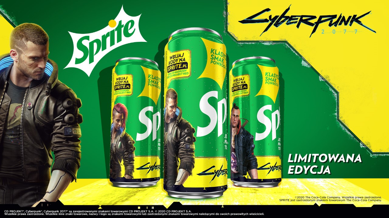 Czujecie pragnienie Cyberpunka 2077? Sprite pomoże Wam je na moment ugasić!