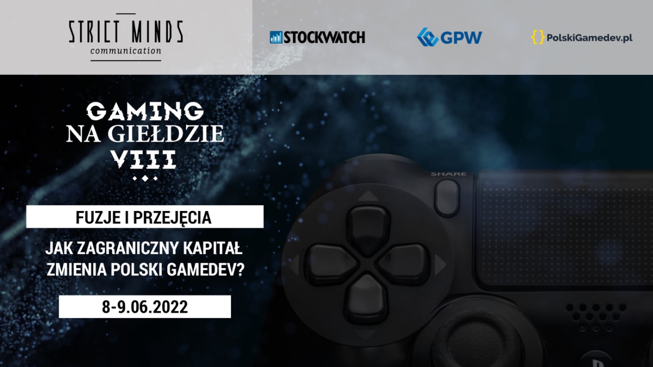 Już za dwa dni rozpocznie się kolejna edycja konferencji Gaming na Giełdzie VIII