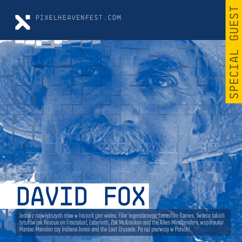 David Fox kolejną legendą na Festiwalu Pixel Heaven 2019