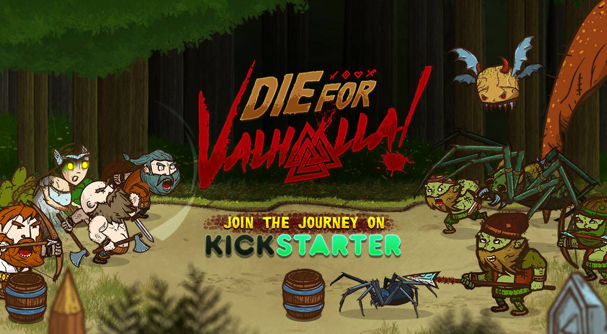 Die for Valhalla! dziś trafiło na Kickstarter oraz Steam Greenlight