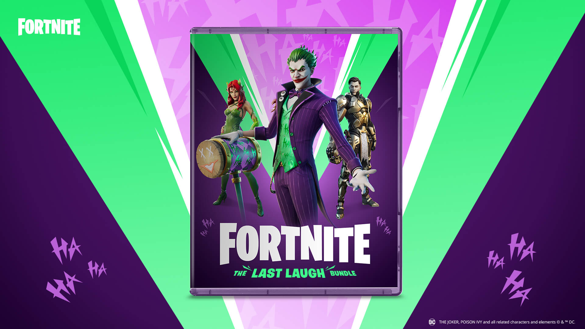 Do Fortnite oficjalnie dołącza Joker za sprawą swojej, własnej, wyjątkowej skórki! Powraca także Batman z dwoma towarzyszkami!