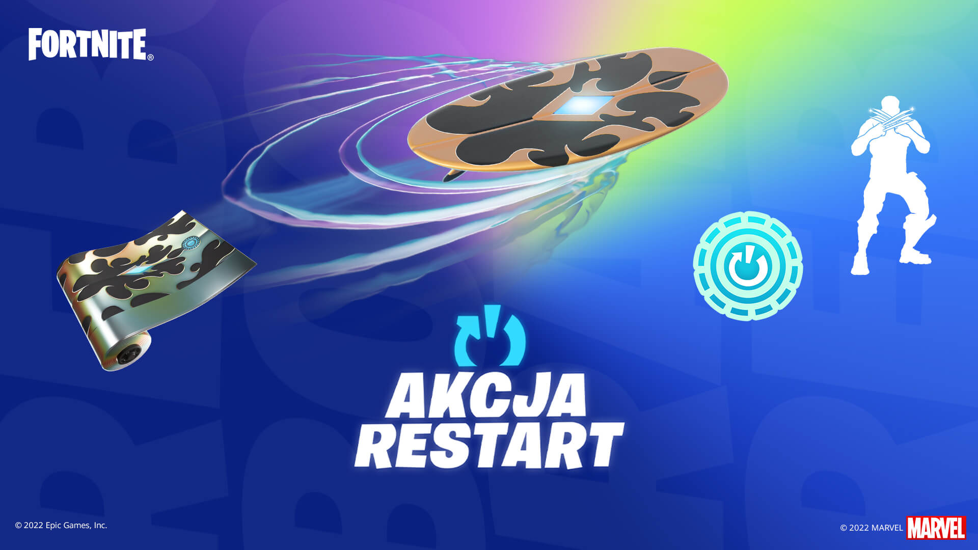 Do Fortnite powraca Akcja Restart, podczas której gracze mogą zdobyć za darmo przedmioty kosmetyczne!