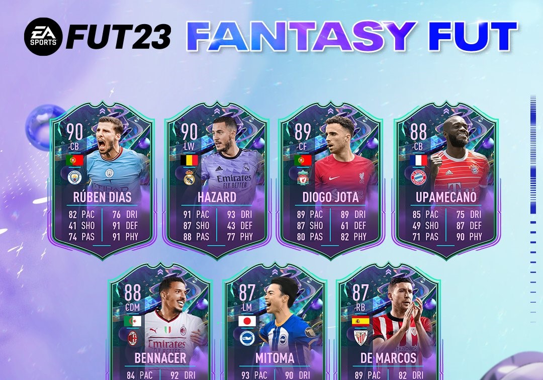 Druga drużyna specjalnych kart Fantasy FUT dostępna do wypakowania w FUT 23!