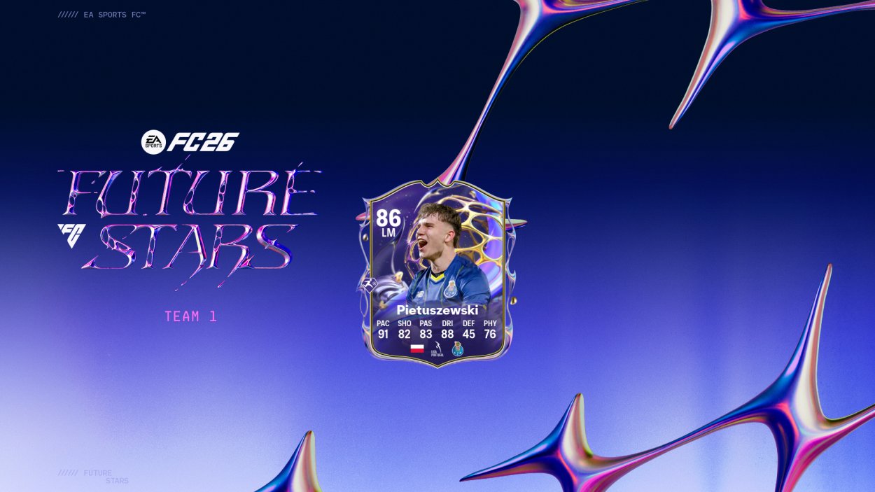 EA SPORTS FC 26 prezentuje druÅ¼ynÄ™ PrzyszÅ‚ych Gwiazd z Oskarem Pietuszewskim