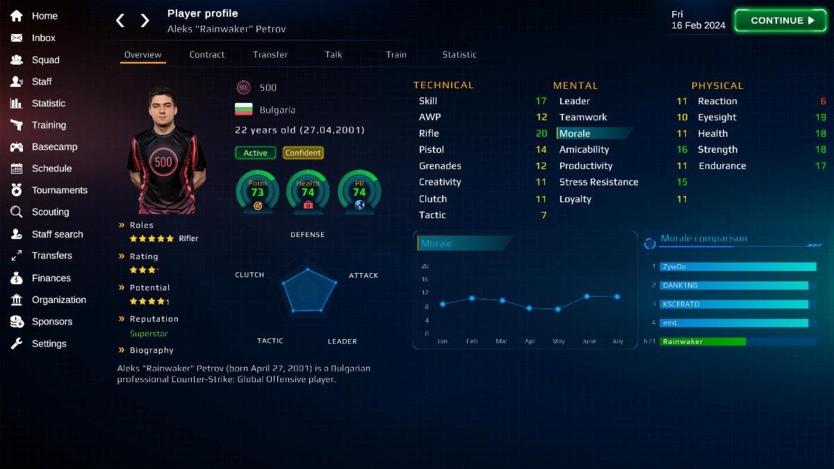 Esports Manager 2026 z nowÄ… demÃ³wkÄ… na Steam Next Fest