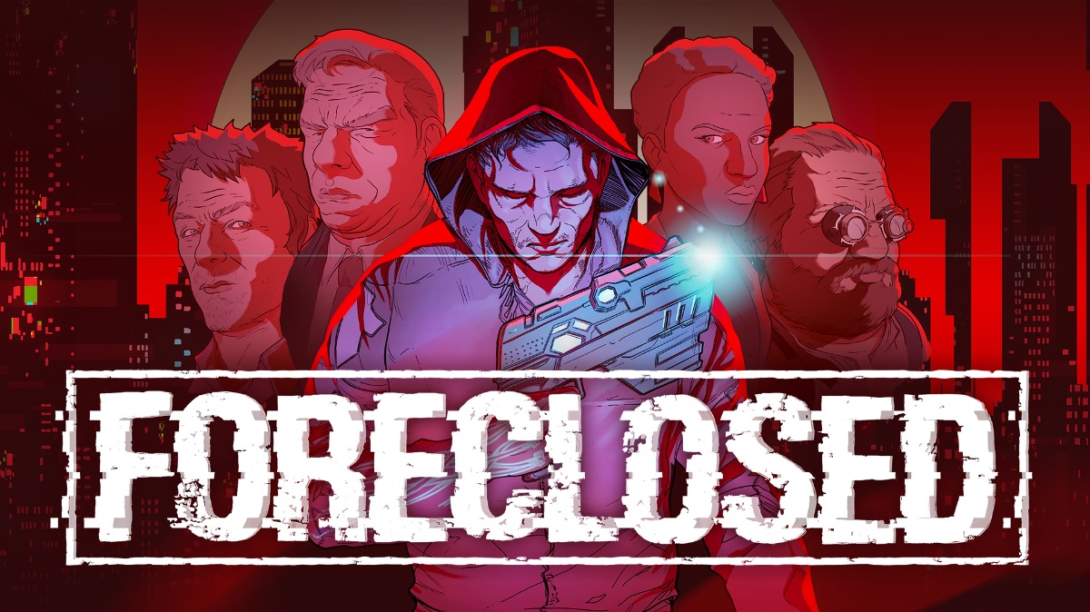 FORECLOSED, interaktywna komiksowa forma przygodowej gry akcji w cyberpunkowym stylu