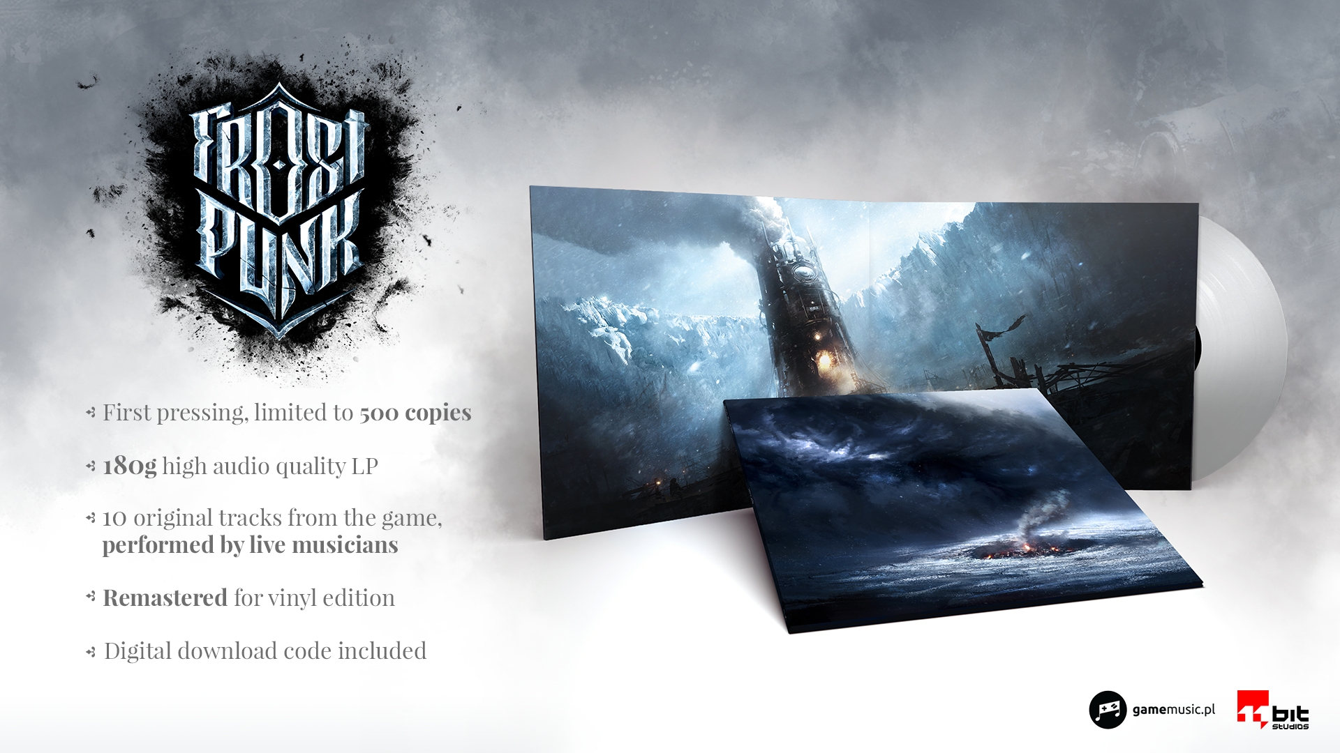 Frostpunk ze ścieżką dźwiękową na płycie winylowej!