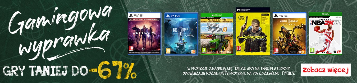 Gaminowa wyprawka, to nowa wielka promocja Cenegi Polska na pudełkowe wersje wielu hitów!