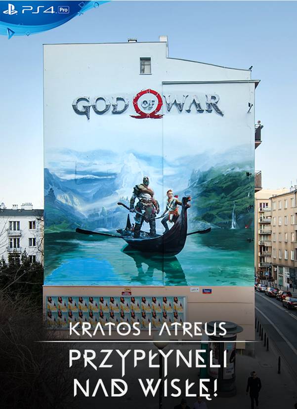 God of War (2018) z pierwszymi ocenami oraz muralem w Warszawie!