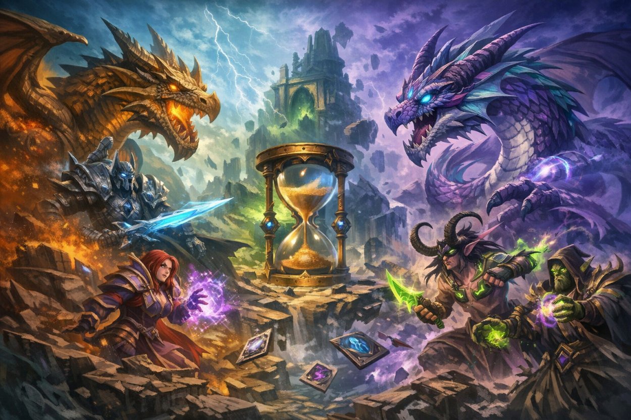 Hearthstone wprowadza miniserię Echa nieskończoności z 38 nowymi kartami