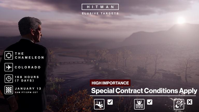 Hitman otrzymuje misję związaną z Nieuchwytnym Celem nr 18