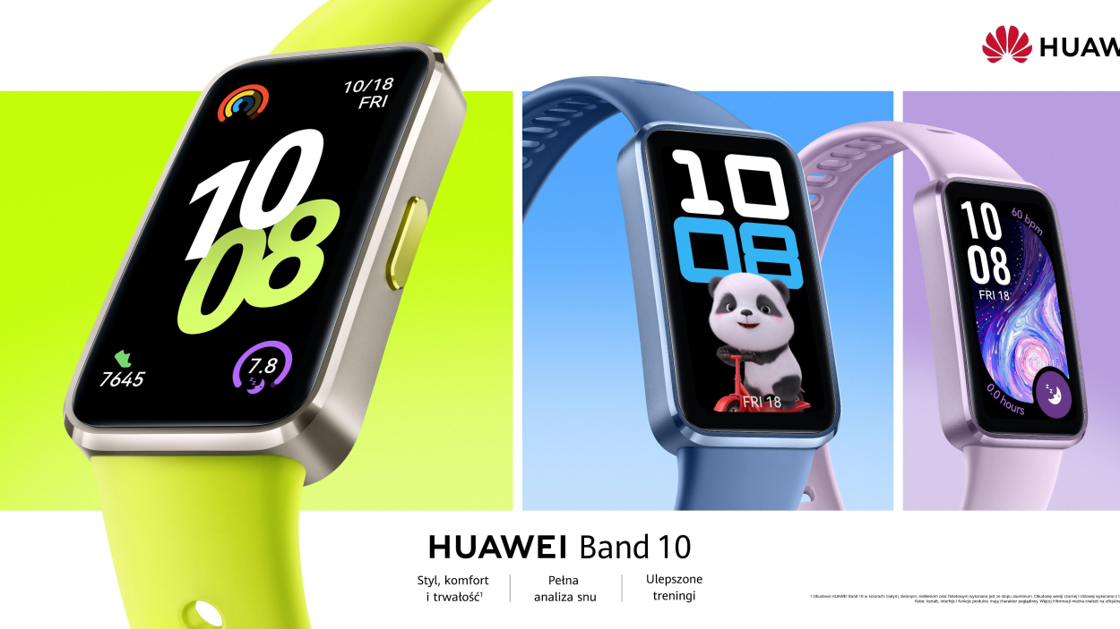 HUAWEI Band 10 – nowa opaska na polskim rynku