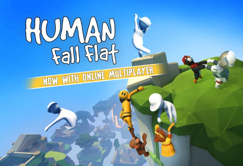 Human: Fall Flat z trybem wieloosobowym na konsolach PS4, XONE i NSH