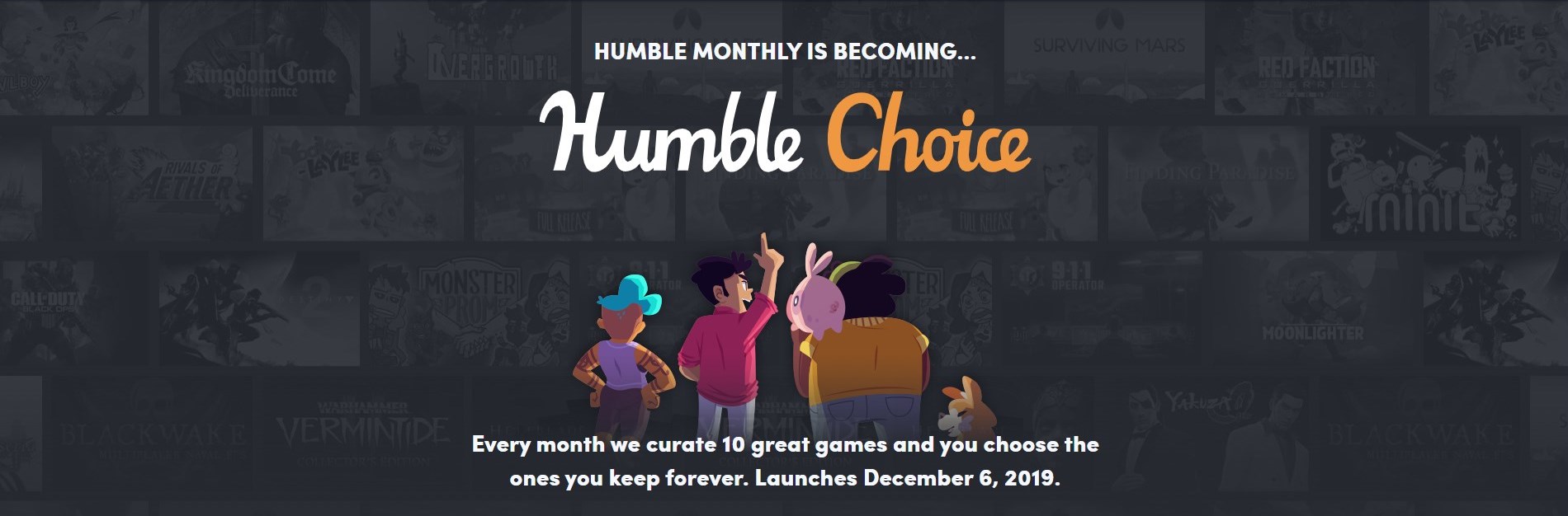 Humble Monthly grudzień 2019 i... pierwsze Humble Choice styczeń 2020