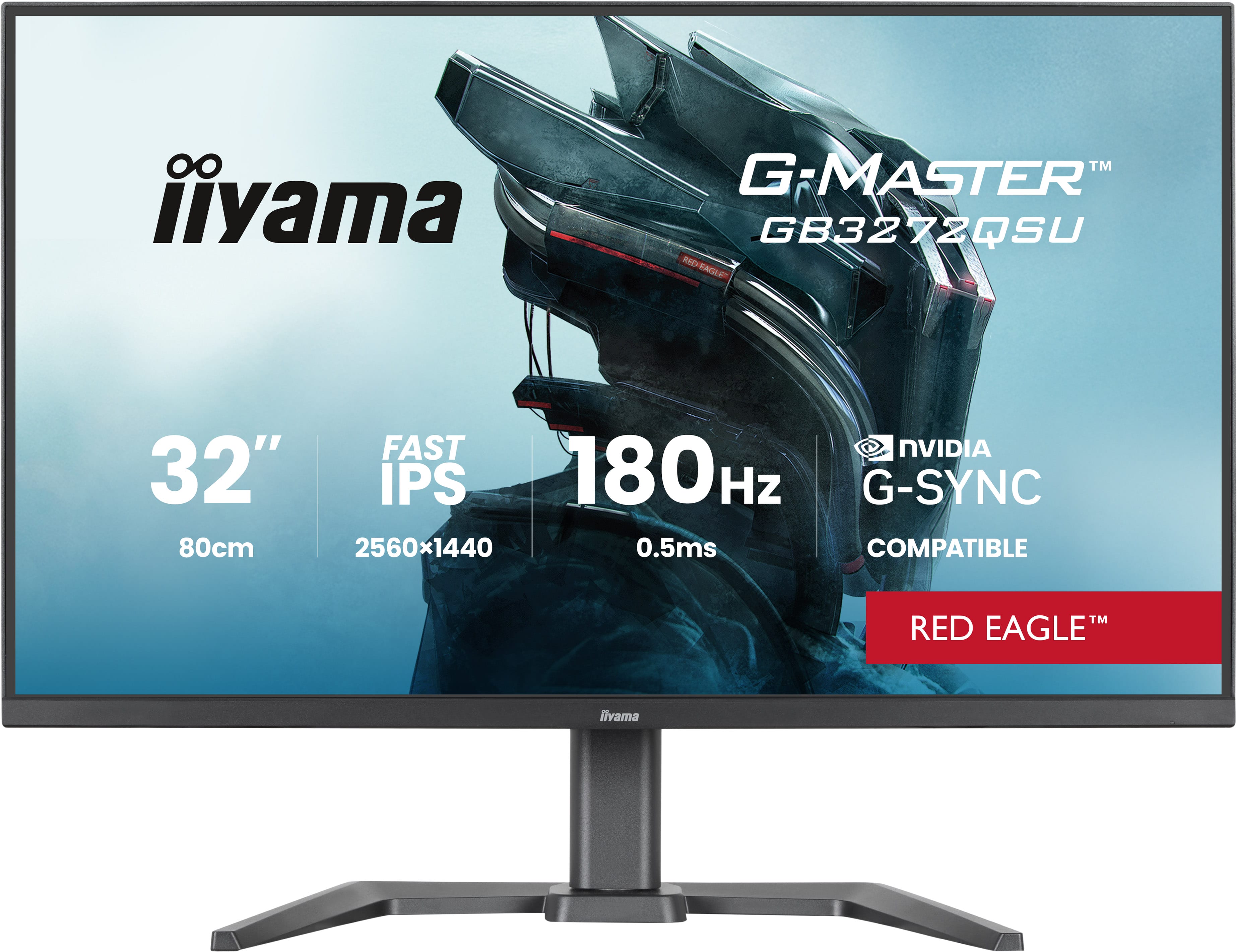 iiyama G-Master GB3272QSU-B1 Red Eagle - monitor dla wymagających graczy