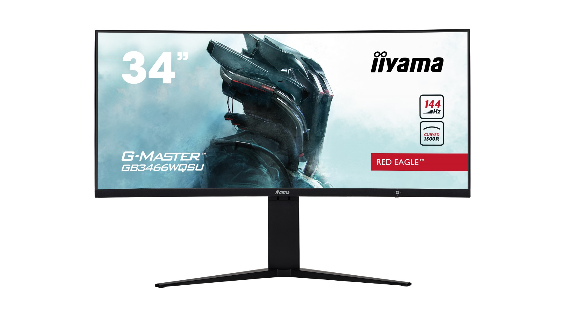 Iiyama G-Master GB3466WQSU Red Eagle to ultrapanoramiczny, zakrzywiony potwór z FreeSync Premium Pro