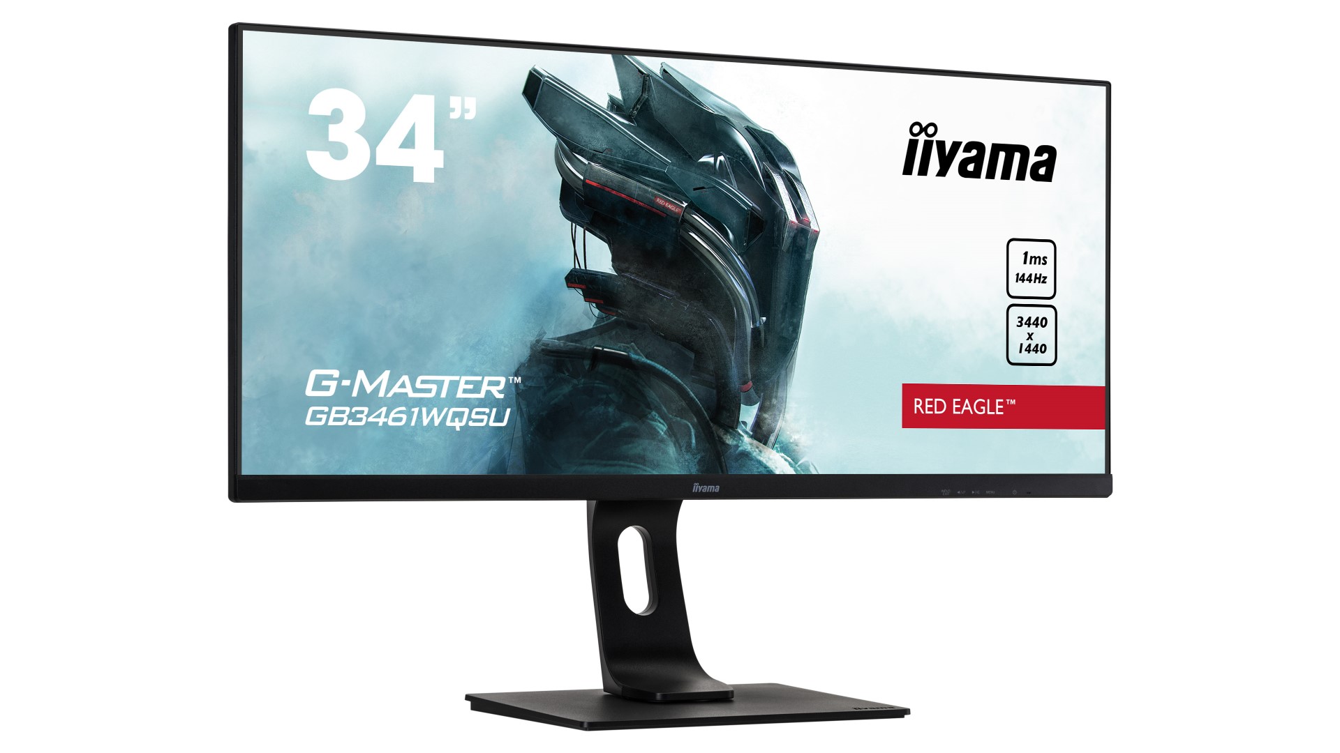 Iiyama G-Master Red Eagle GB3461WQSU - Ultra szeroki i ultra płynny