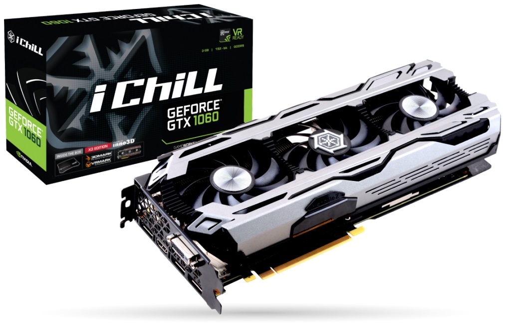 Inno3D iChill GeForce GTX 1060 X3, a dobry stosunek cena/jakość