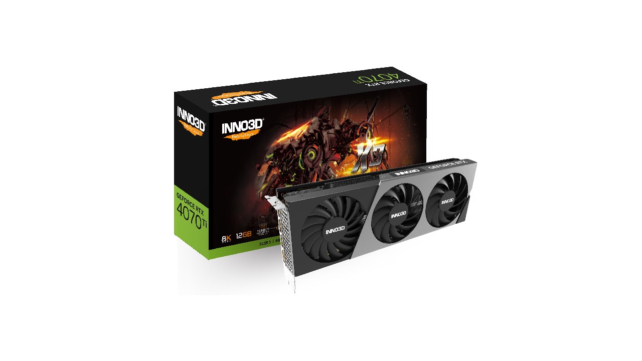 Wydajna karta INNO3D GeForce RTX 4070 Ti X3 zaliczyła premierę w cenie wynoszącej nieco ponad 4 tysiące złotych