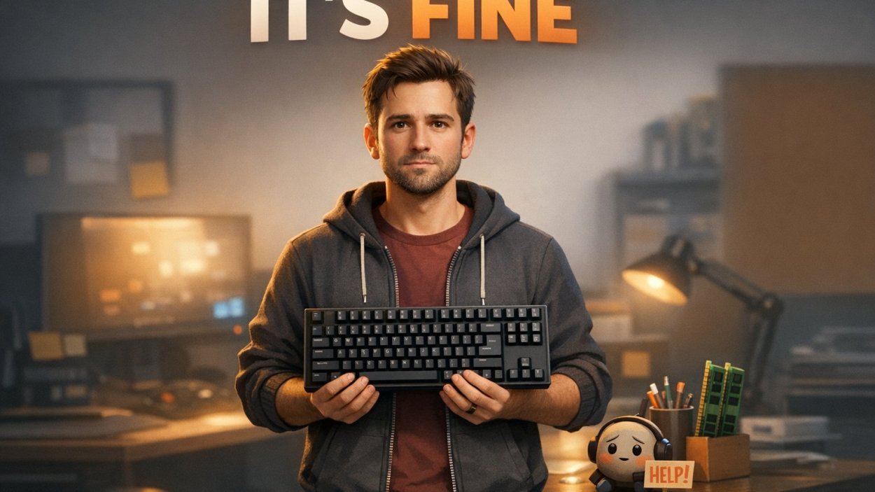 Itâ€™s Fine â€“ Kliker o gorÄ…czce deweloperskiej z darmowym demo na Steam