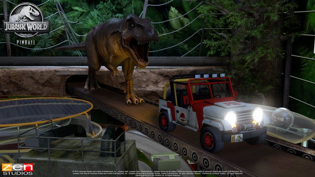 Jurassic World Pinball to trzy nowe stoły od ZEN Studios